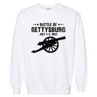 Battle Of Gettysburg Battlefield Us American Civil War Garment-Dyed Sweatshirt