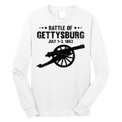 Battle Of Gettysburg Battlefield Us American Civil War Long Sleeve Shirt