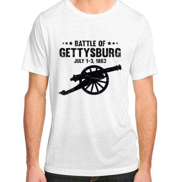 Battle Of Gettysburg Battlefield Us American Civil War Adult ChromaSoft Performance T-Shirt