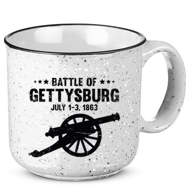 Battle Of Gettysburg Battlefield Us American Civil War 15oz Campfire Ceramic Mug
