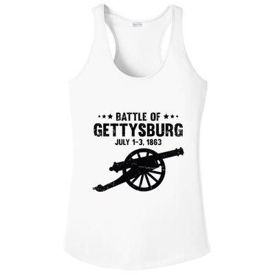 Battle Of Gettysburg Battlefield Us American Civil War Ladies PosiCharge Competitor Racerback Tank