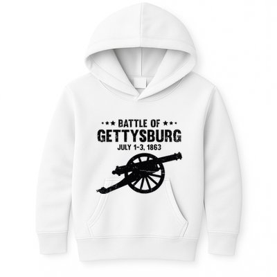 Battle Of Gettysburg Battlefield Us American Civil War Kids Hoodie
