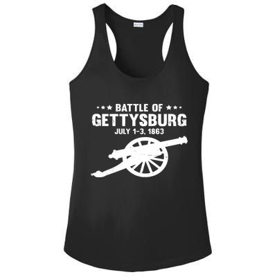 Battle Of Gettysburg Battlefield US American Civil War Ladies PosiCharge Competitor Racerback Tank