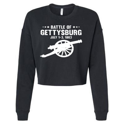 Battle Of Gettysburg Battlefield US American Civil War Cropped Pullover Crew