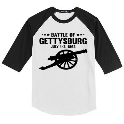 Battle Of Gettysburg Battlefield US American Civil War Kids Colorblock Raglan Jersey