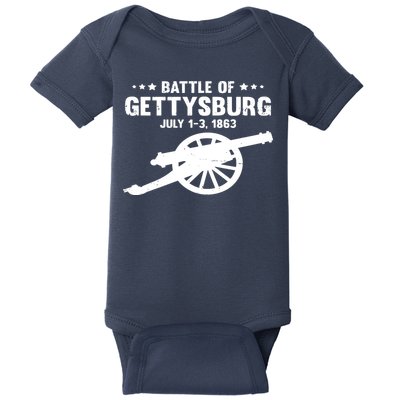 Battle Of Gettysburg Battlefield US American Civil War Baby Bodysuit