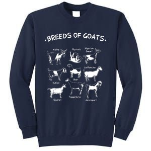 Breeds Of Goats Farmer Women Goat Tall Sweatshirt