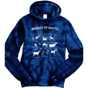 Breeds Of Goats Farmer Women Goat Tie Dye Hoodie