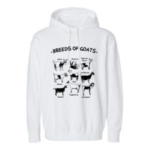 Breeds Of Goats Farmer Women Goat Garment-Dyed Fleece Hoodie