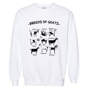 Breeds Of Goats Farmer Women Goat Garment-Dyed Sweatshirt