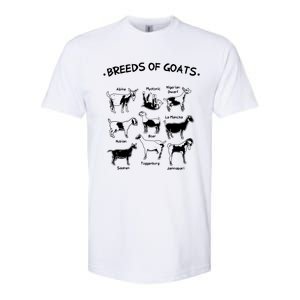 Breeds Of Goats Farmer Women Goat Softstyle CVC T-Shirt