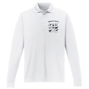 Breeds Of Goats Farmer Women Goat Performance Long Sleeve Polo