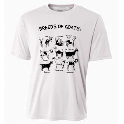 Breeds Of Goats Farmer Women Goat Cooling Performance Crew T-Shirt