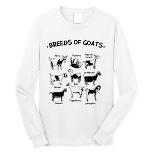 Breeds Of Goats Farmer Women Goat Long Sleeve Shirt