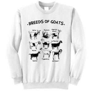 Breeds Of Goats Farmer Women Goat Sweatshirt