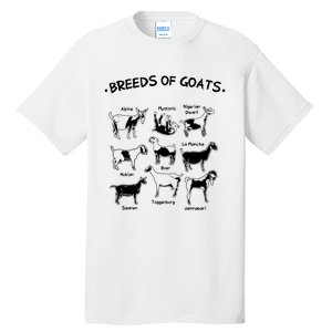 Breeds Of Goats Farmer Women Goat Tall T-Shirt