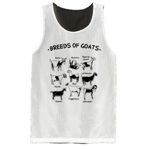 Breeds Of Goats Farmer Women Goat Mesh Reversible Basketball Jersey Tank