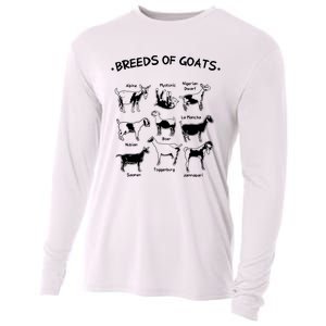 Breeds Of Goats Farmer Women Goat Cooling Performance Long Sleeve Crew