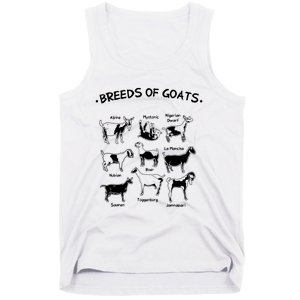 Breeds Of Goats Farmer Women Goat Tank Top