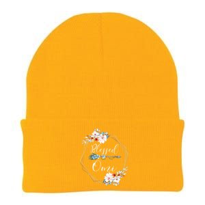 Blessed Omi Grandma Gift Knit Cap Winter Beanie