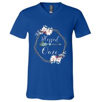 Blessed Omi Grandma Gift V-Neck T-Shirt