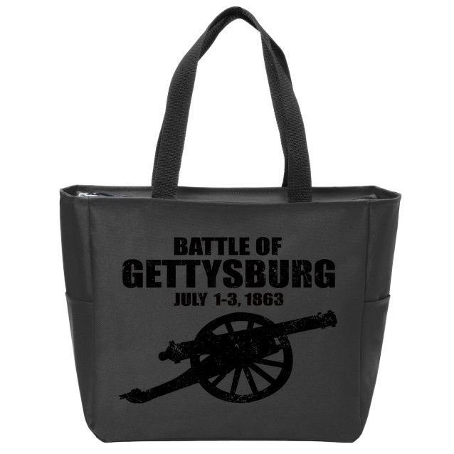 Battle Of Gettysburg Battlefield US American Civil War Zip Tote Bag