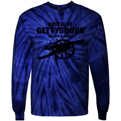 Battle Of Gettysburg Battlefield US American Civil War Tie-Dye Long Sleeve Shirt