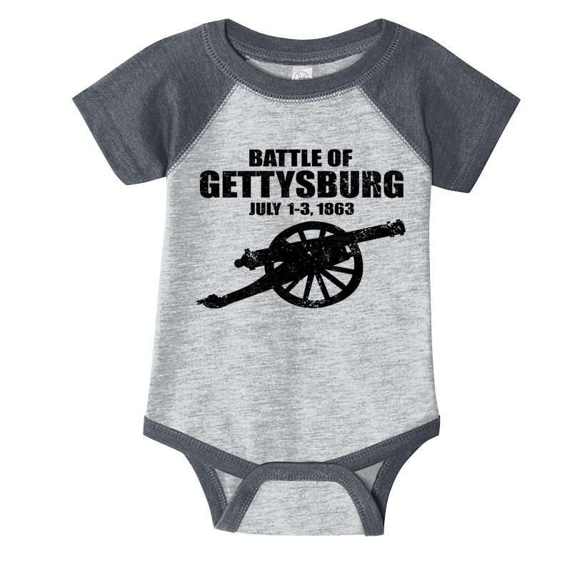 Battle Of Gettysburg Battlefield US American Civil War Infant Baby Jersey Bodysuit