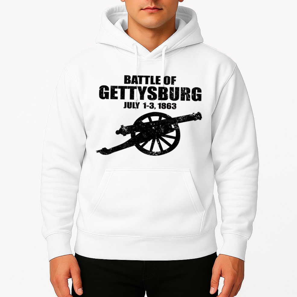 Battle Of Gettysburg Battlefield US American Civil War Hoodie