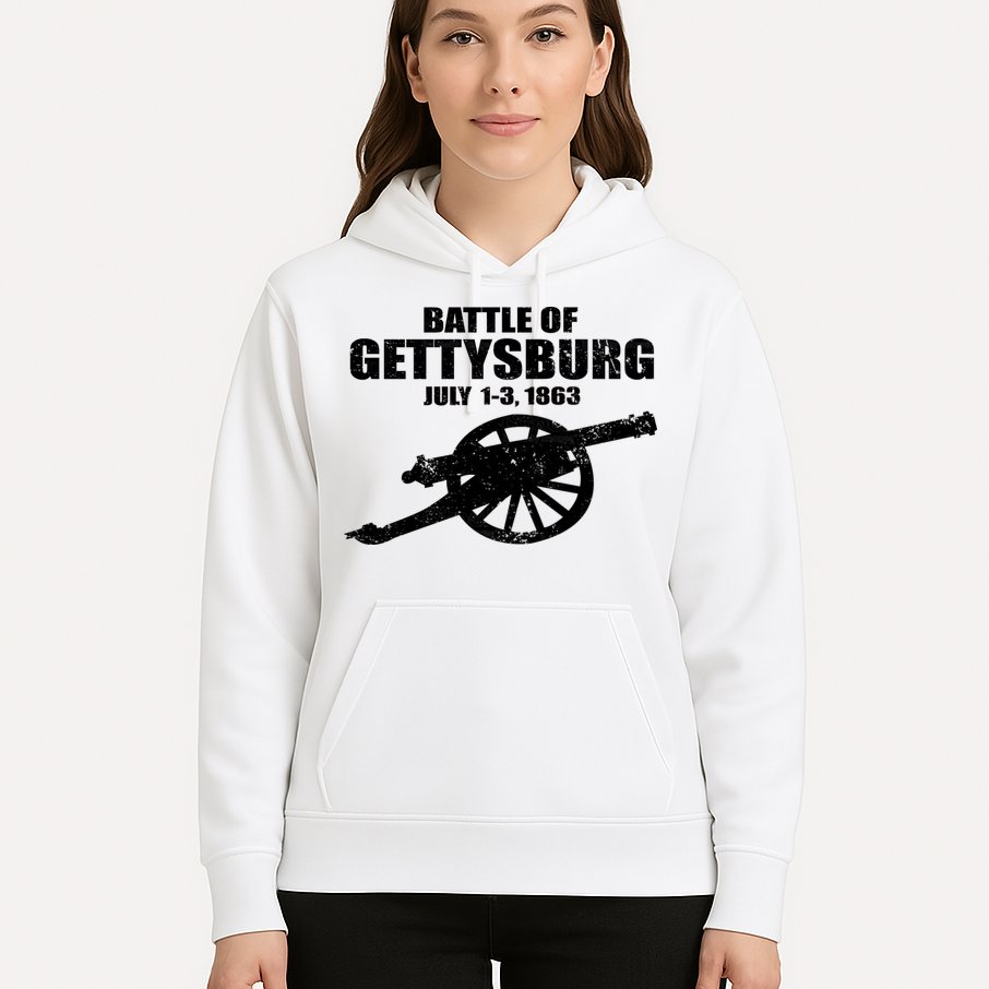 Battle Of Gettysburg Battlefield US American Civil War Hoodie