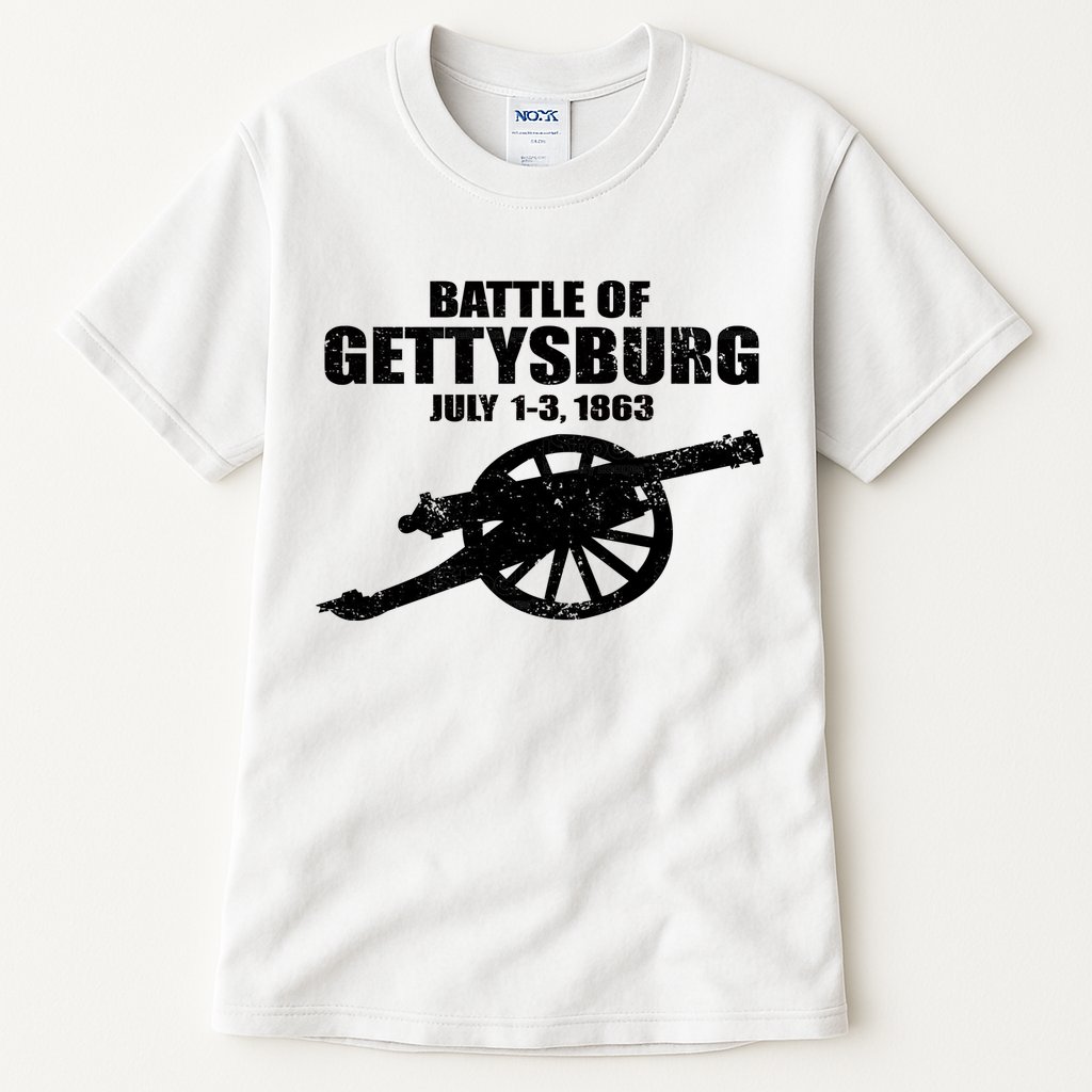 Battle Of Gettysburg Battlefield US American Civil War Tall T-Shirt