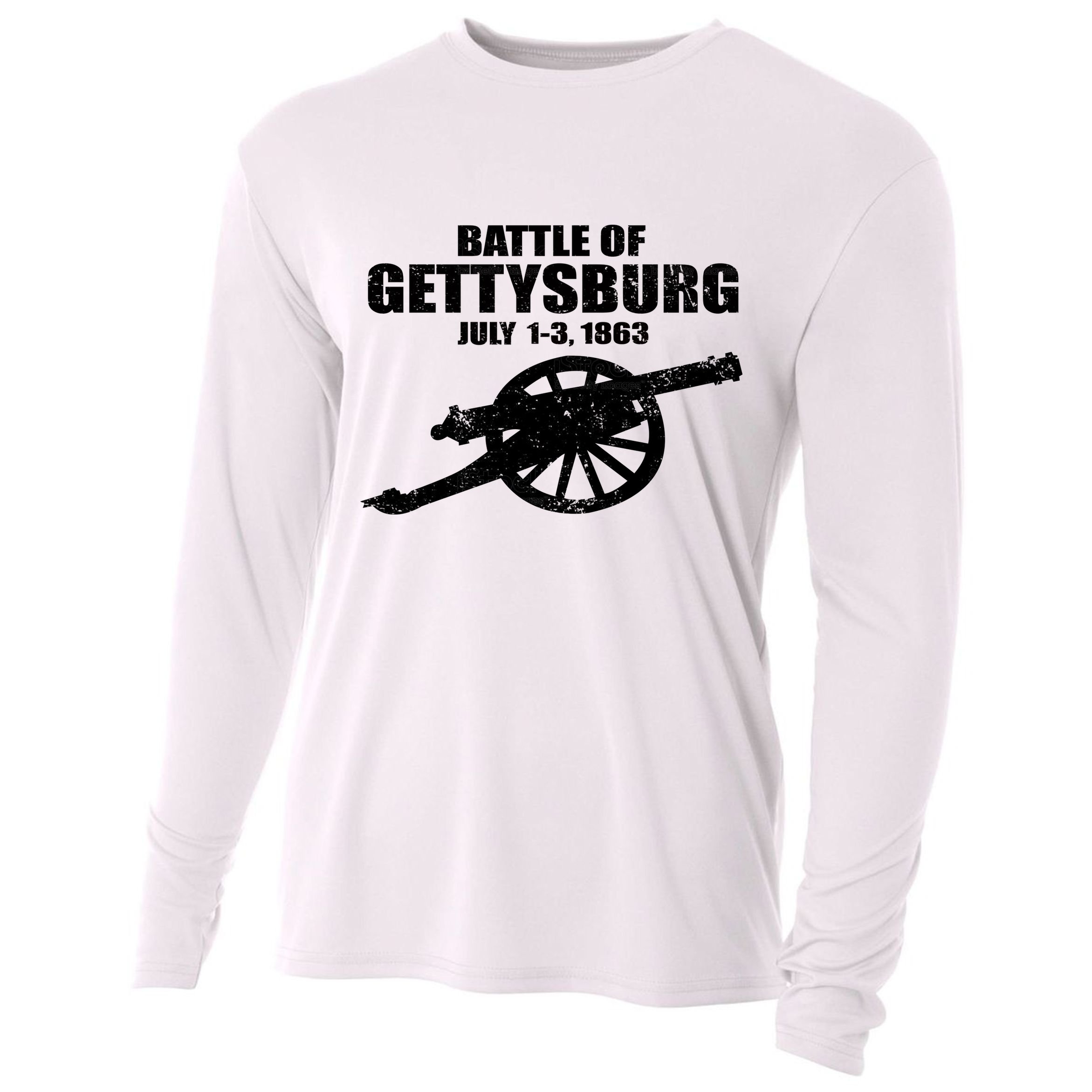 Battle Of Gettysburg Battlefield US American Civil War Cooling Performance Long Sleeve Crew