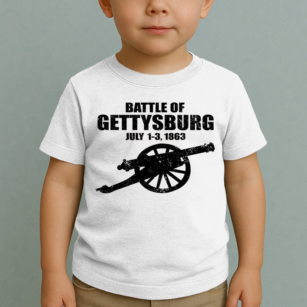 Battle Of Gettysburg Battlefield US American Civil War Toddler T-Shirt