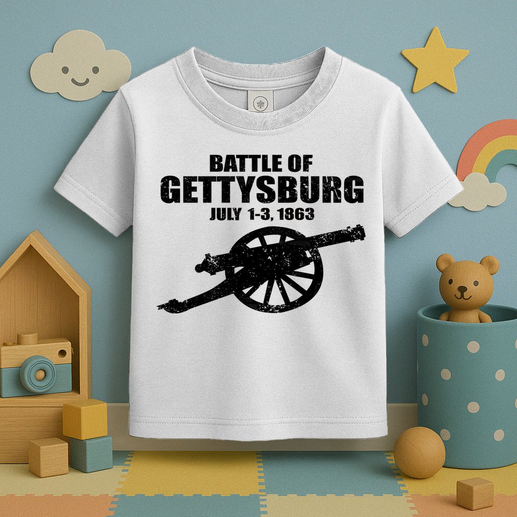 Battle Of Gettysburg Battlefield US American Civil War Toddler T-Shirt