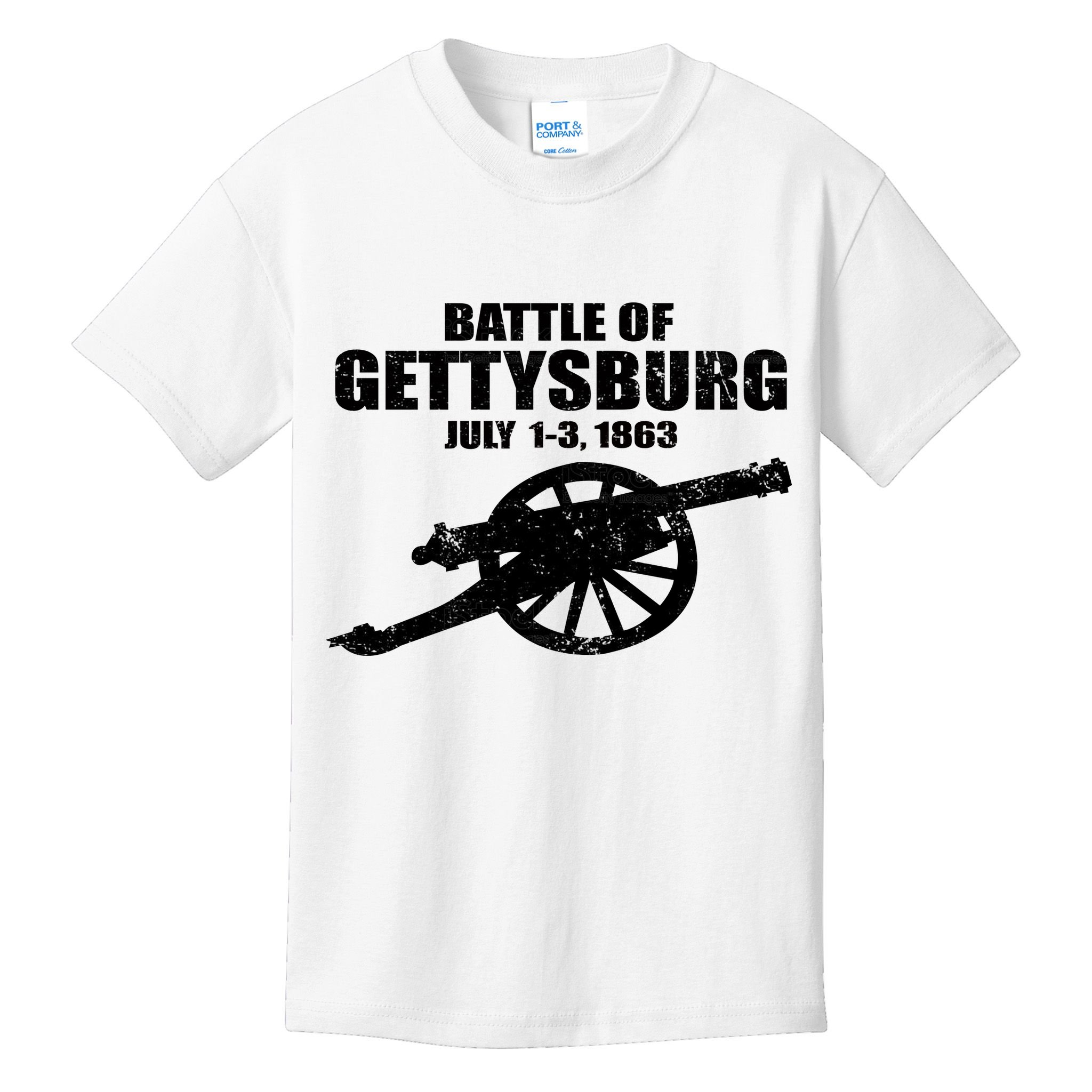 Battle Of Gettysburg Battlefield US American Civil War Kids T-Shirt