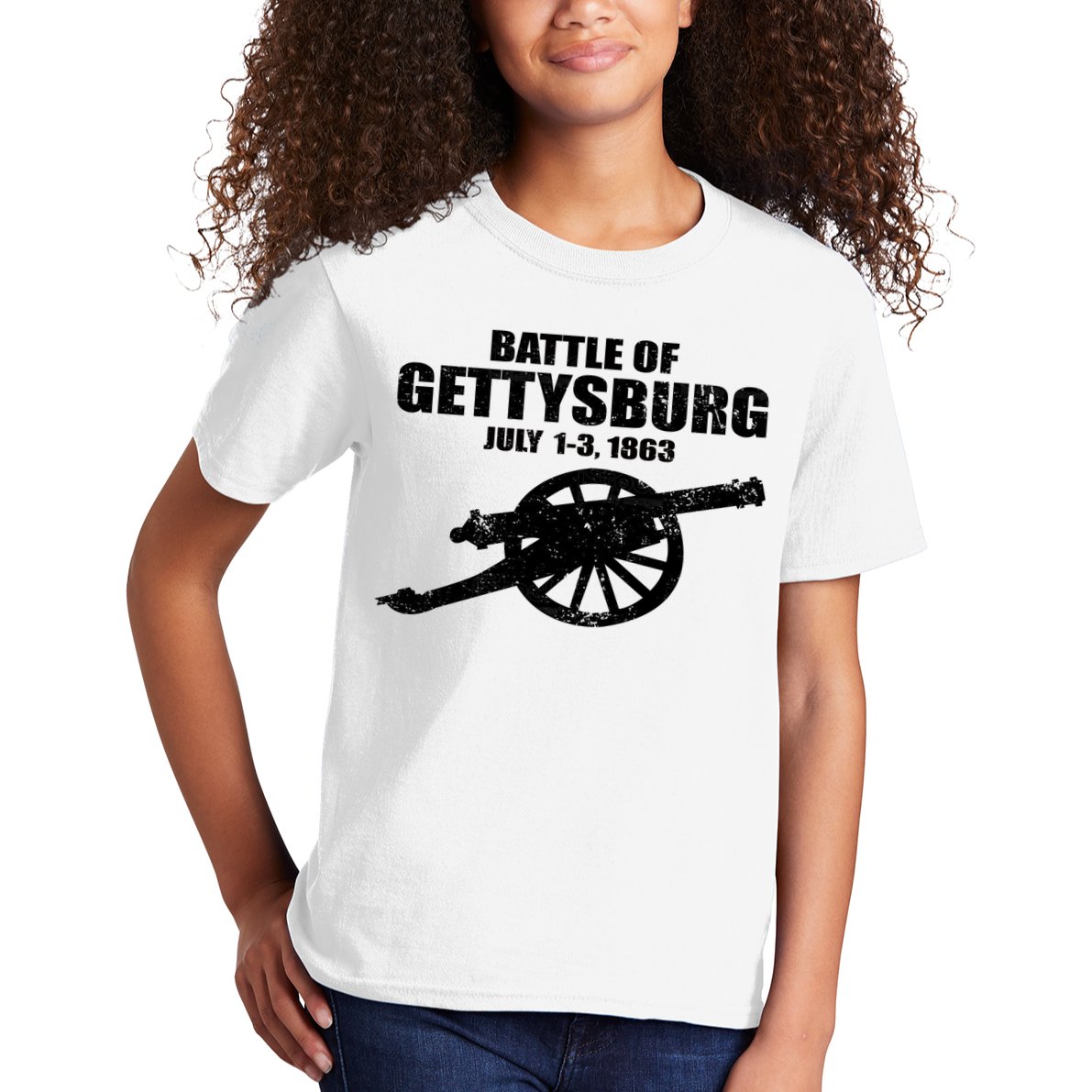 Battle Of Gettysburg Battlefield US American Civil War Kids T-Shirt