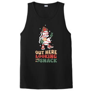 Boojee Out Here Lookin Like Snack Groovy Christmas Tree Cake Funny Gift PosiCharge Competitor Tank