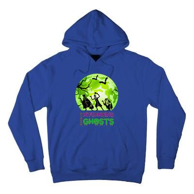 Beware Of Hitchhiking Ghosts Halloween Bat Funny Tall Hoodie