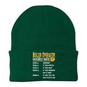 Boiler Operator Hourly Rate Funny Boiler Worker Operator Knit Cap Winter Beanie