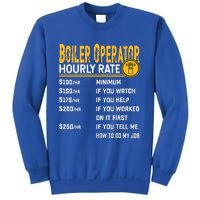 Boiler Operator Hourly Rate Funny Boiler Worker Operator Sweatshirt