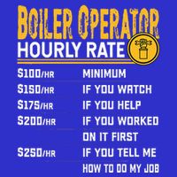 Boiler Operator Hourly Rate Funny Boiler Worker Operator Mousepad