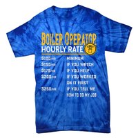 Boiler Operator Hourly Rate Funny Boiler Worker Operator Tie-Dye T-Shirt