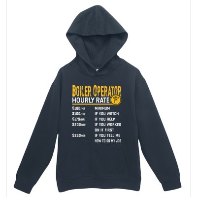 Boiler Operator Hourly Rate Funny Boiler Worker Operator Urban Pullover Hoodie