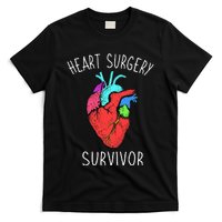 Bypass Open Heart Surgery Coronary Diseases Survivor Warrior T-Shirt