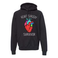 Bypass Open Heart Surgery Coronary Diseases Survivor Warrior Premium Hoodie