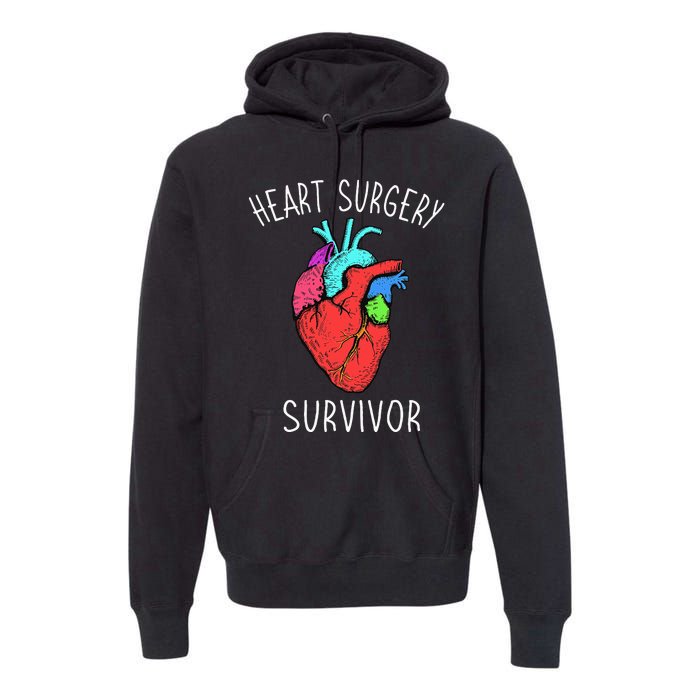 Bypass Open Heart Surgery Coronary Diseases Survivor Warrior Premium Hoodie