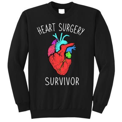 Bypass Open Heart Surgery Coronary Diseases Survivor Warrior Tall Sweatshirt