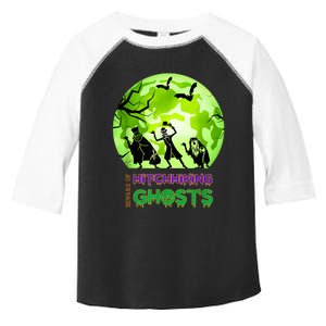 Beware Of Hitchhiking Ghosts Halloween Bat Funny shirt Toddler Fine Jersey T-Shirt