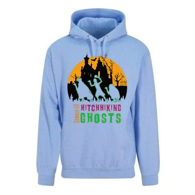 Beware Of Hitchhiking Ghosts Halloween Unisex Surf Hoodie