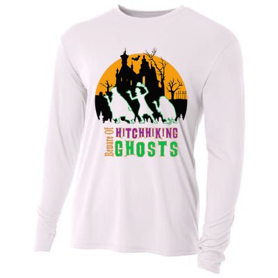 Beware Of Hitchhiking Ghosts Halloween Cooling Performance Long Sleeve Crew